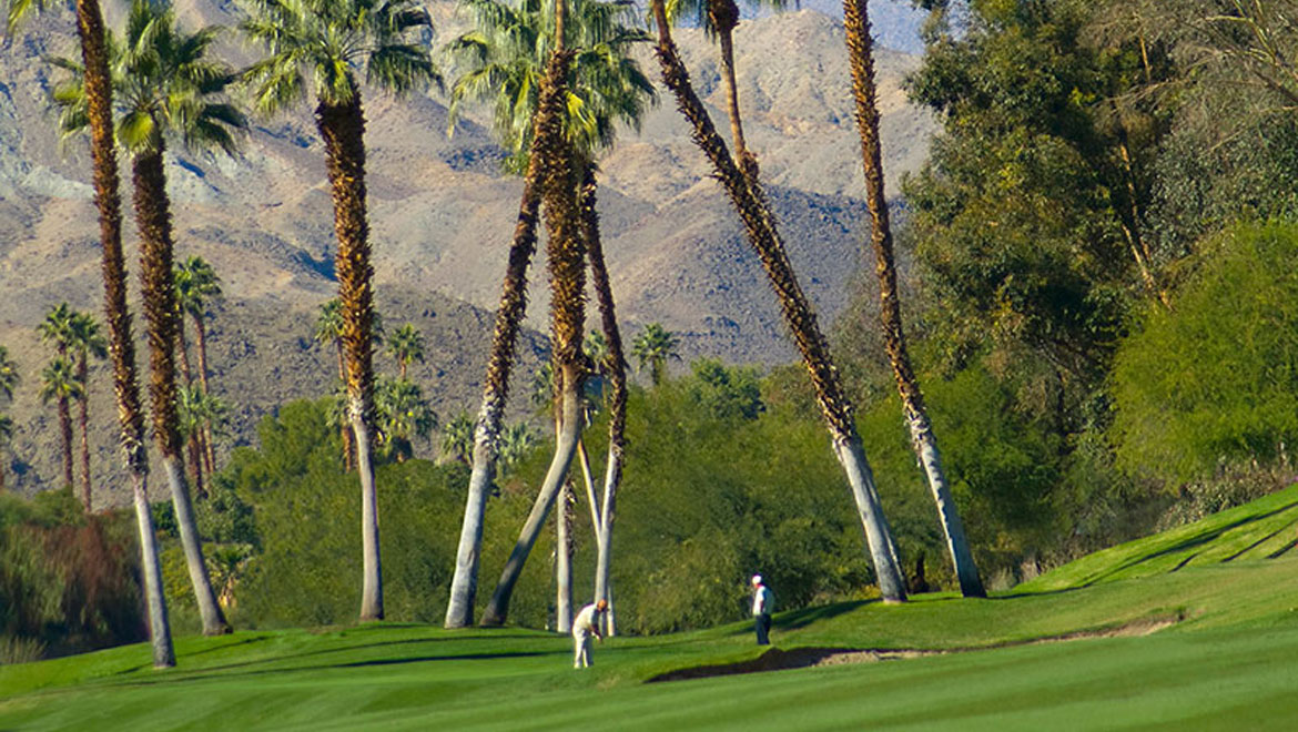 Omni Rancho golf course view 