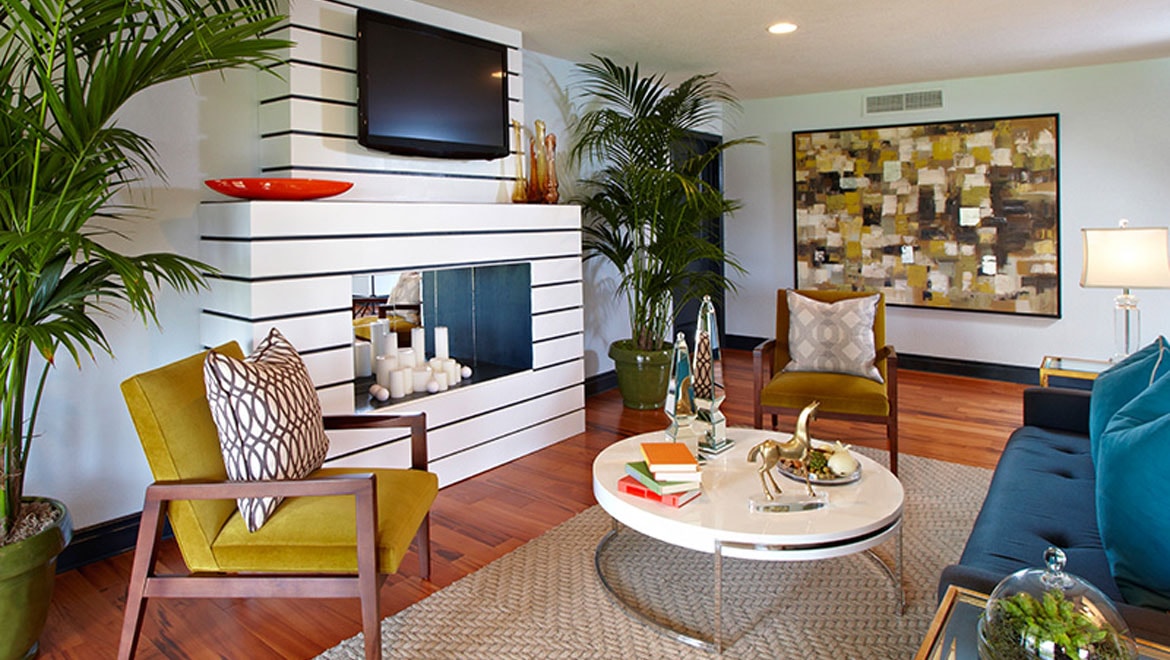 Fireplace at Palm Springs