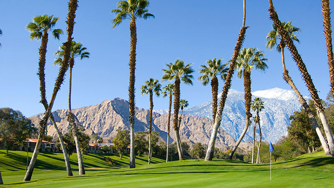 Golf course in Palm Springs
