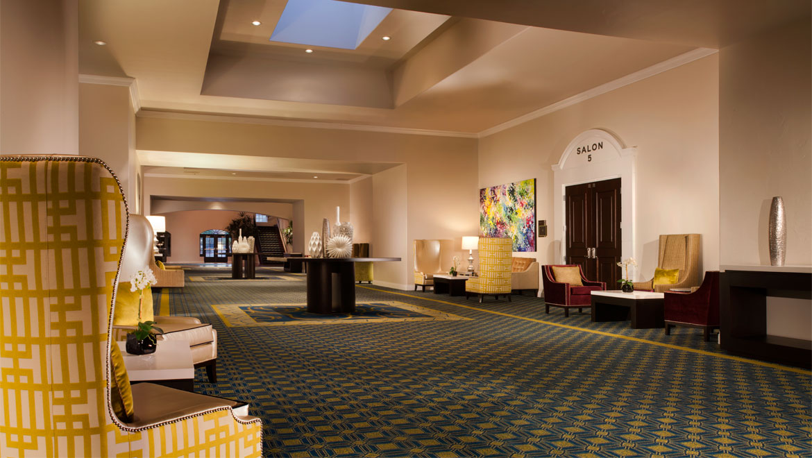 Prefunction space at Rancho Las Palmas
