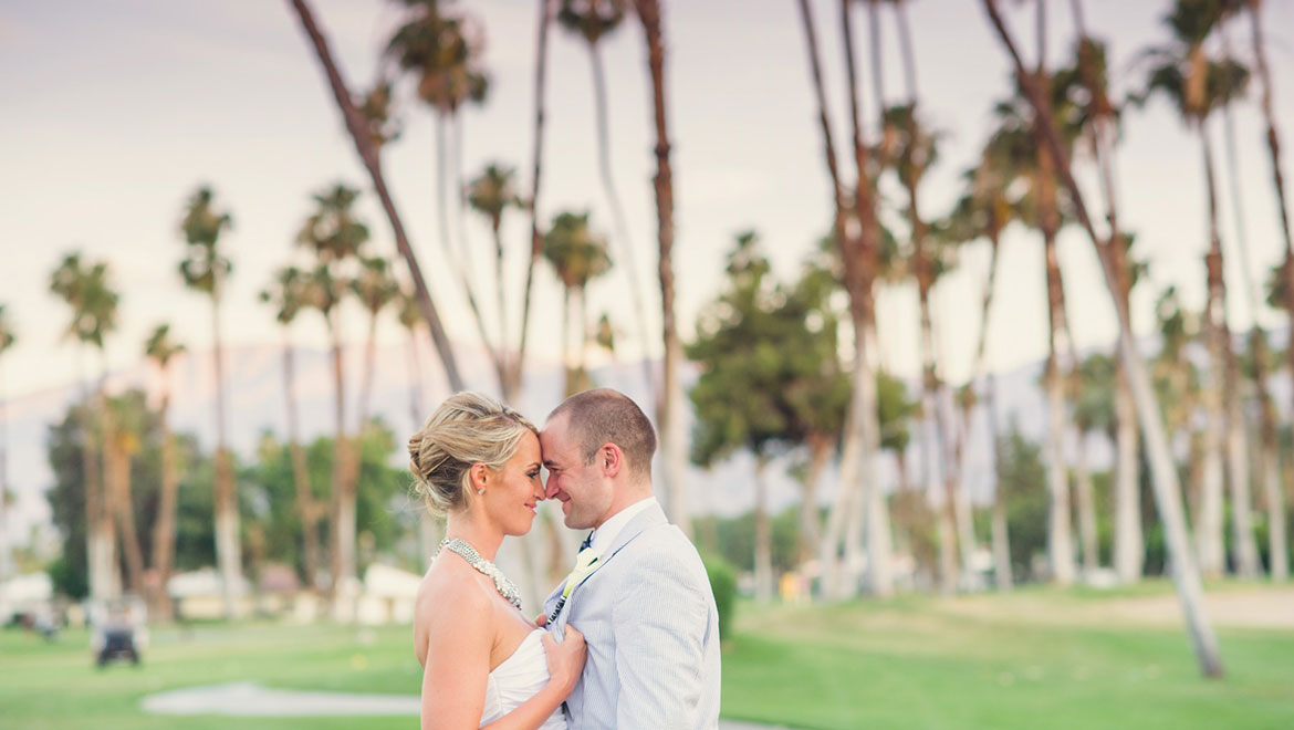golf course wedding at Omni Rancho 