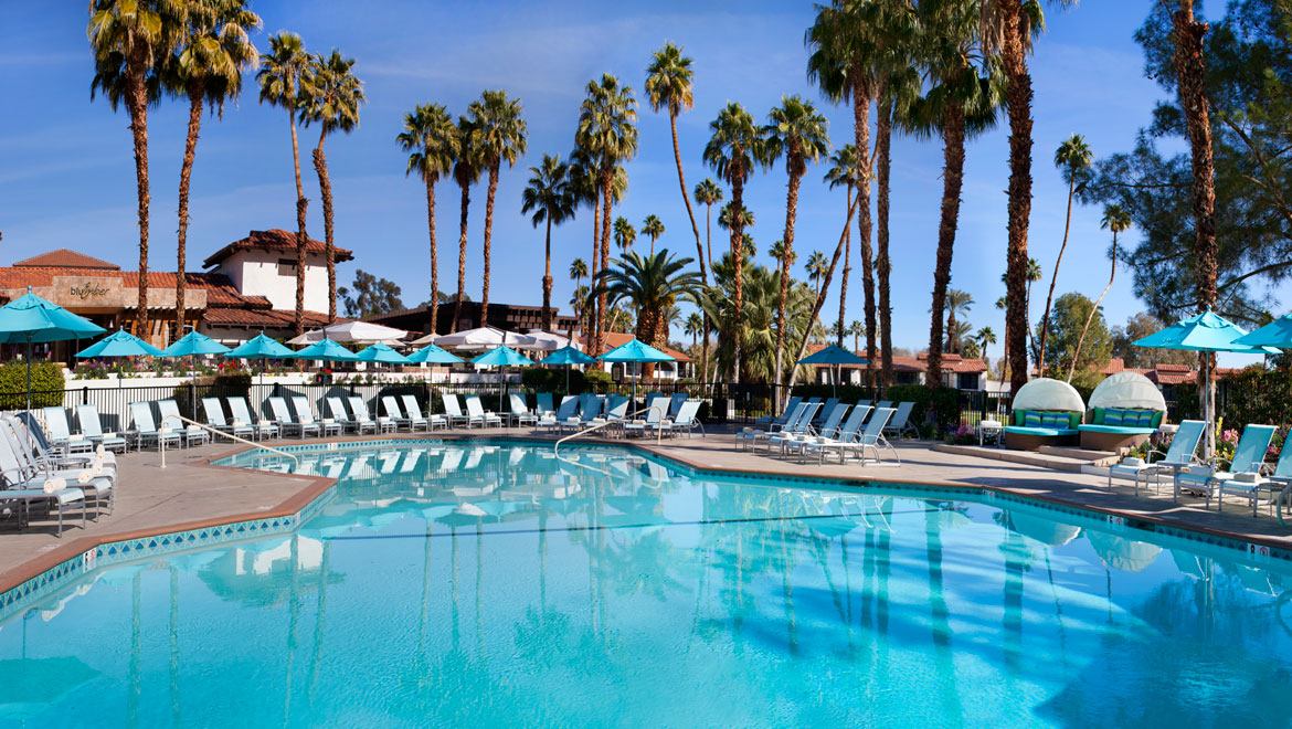 Azure pool at Omni Rancho Las Palmas