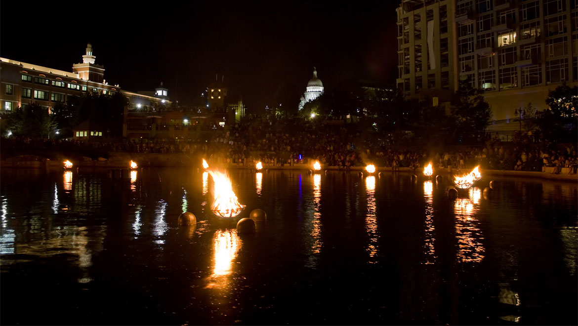 Hotel water fire. 