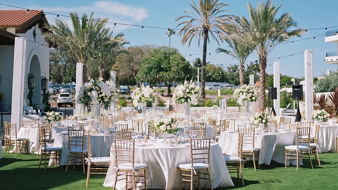 Reception on Luna Lawn - Rebecca Theresa Photography