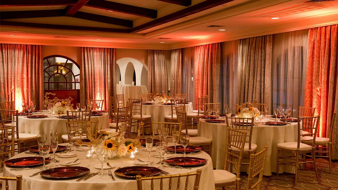 El Capistrano wedding reception