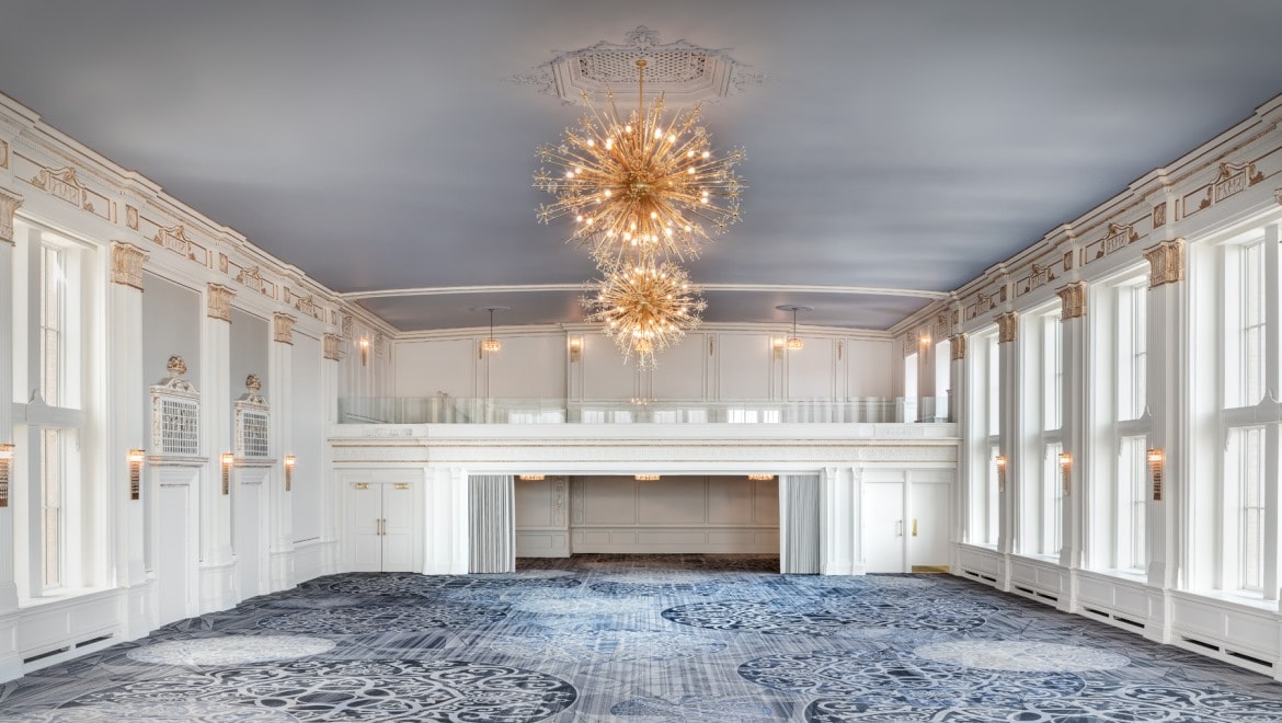 Crystal Ballroom interior.