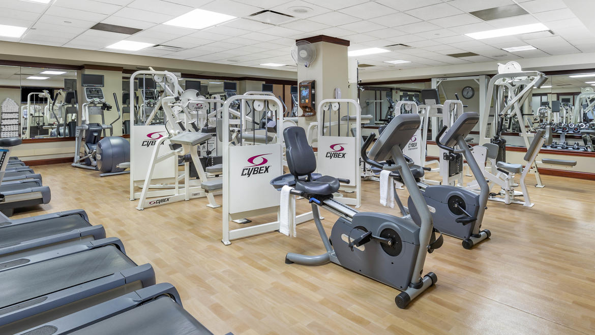 Omni Shoreham Fitness Room