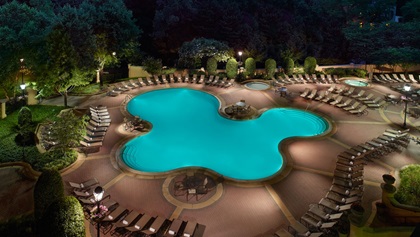 Outdoor pool at Omni Shoreham.