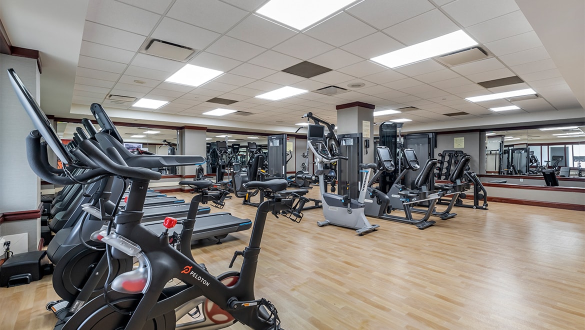 fitness center equipment